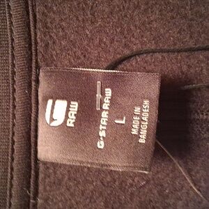 GStar L Black Anorak Sweat Pullover W 3 Pockets